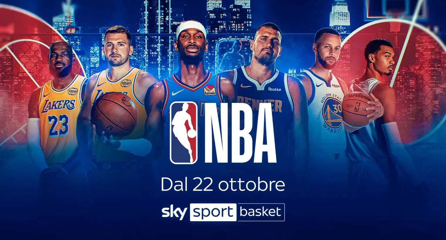 Sky e NOW: accordo pluriennale per i diritti NBA, il grande basket USA su Sky Sport Basket