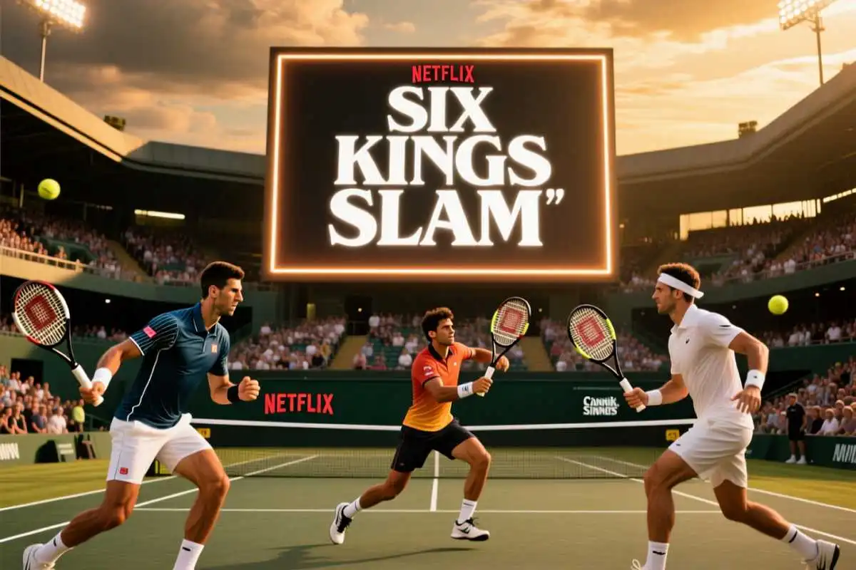 Six Kings Slam: diretta esclusiva Netflix con Sinner, Djokovic, Alcaraz stelle del tennis mondiale Six Kings Slam: diretta esclusiva Netflix con Sinner, Djokovic, Alcaraz stelle del tennis mondiale