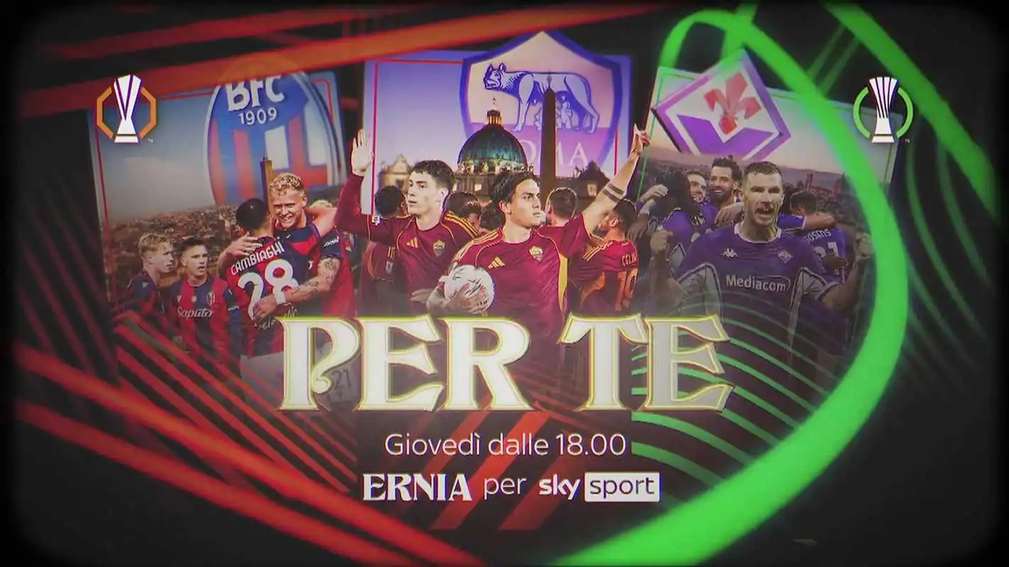 Immagine di Diretta Esclusiva Sky NOW Europa e Conference League 2025/26 6 Novembre: Palinsesto Telecronisti - Scopri di più su Sky Italia