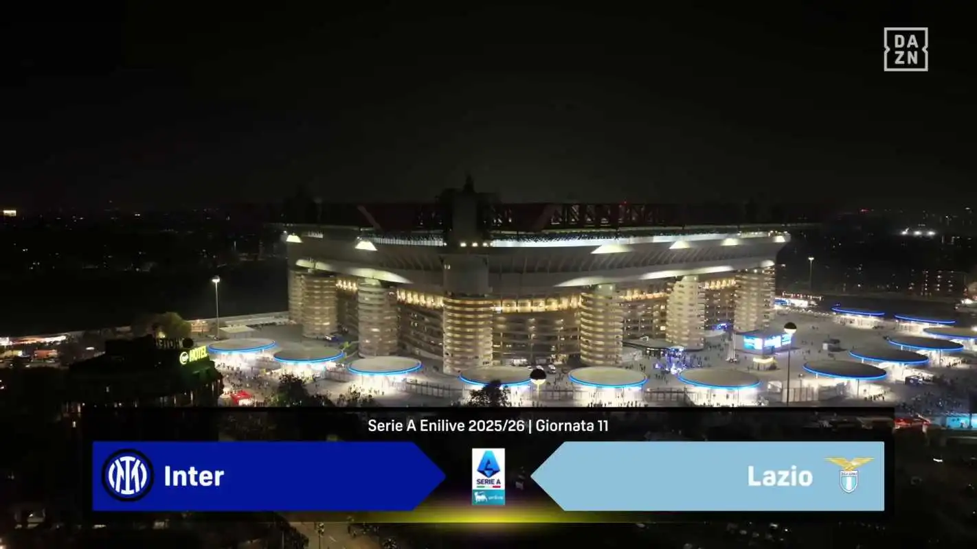 Immagine di Serie A 2025/26: ascolti 11ª giornata DAZN con 5,9 milioni. Inter-Lazio e Juventus-Torino in evidenza - Scopri di più su DAZN
