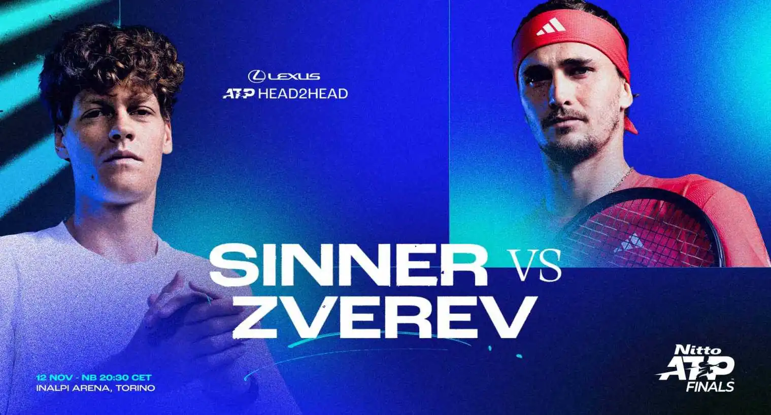 Tennis ATP Finals Torino 2025 ?Sinner   Zverev (diretta Sky Sport, NOW e Rai 2)