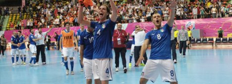 Immagine di FIFA World Cup Futsal: Semifinale Italia - Spagna (diretta Rai Sport ed Eurosport) - Scopri di più su Sport