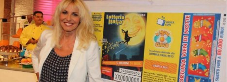 Antonella Clerici regala i milioni della Lotteria Italia 2013 stasera su Rai 1