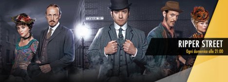 Immagine di Ripper Street in prima tv assoluta in Italia su Giallo (canale 38 DTT) - Scopri di più su Digitale Terrestre