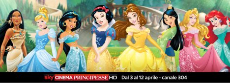 Sky Cinema Principesse, il canale 304 si trasforma per magia #SkyPrincipesse