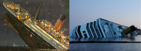 Immagine di La7 ricorda il centenario del Titanic e lo paragona alla Costa Concordia - Scopri di più su Televisione